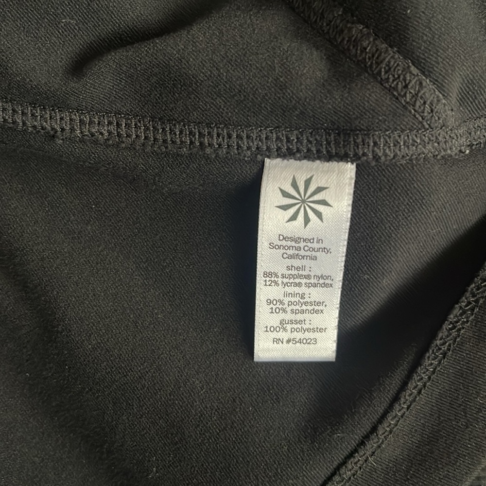 Athleta Skort Solid Black Size S - image 6